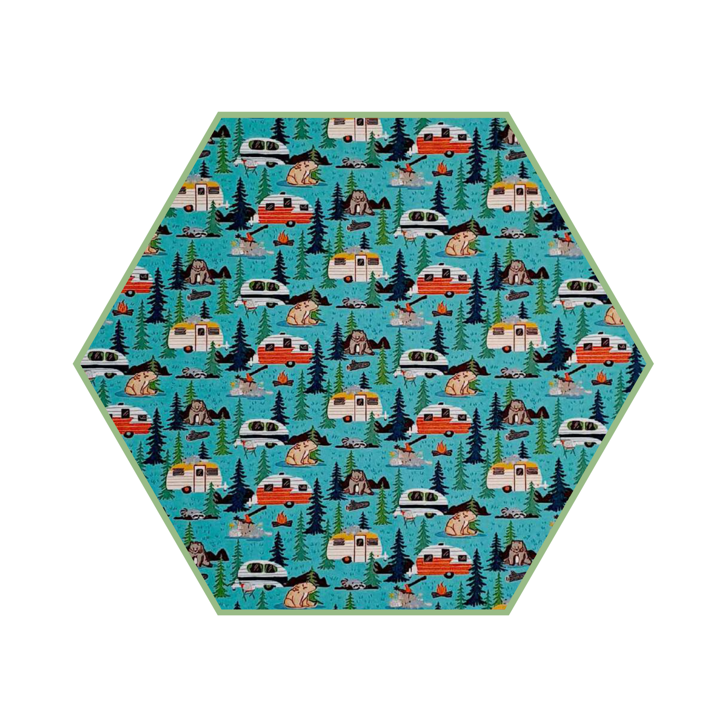 Reusable Paper Towels - Camping Critters