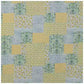Beeswax Bread Bag - Yellow and Blue Patchwork