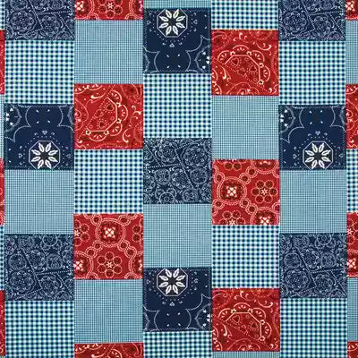 Beeswax Bread Bag - Bandana Patchwork