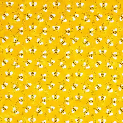 Beeswax Bread Bag - Busy Bees