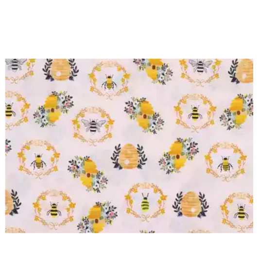 Beeswax Bread Wrap - Beehive Floral