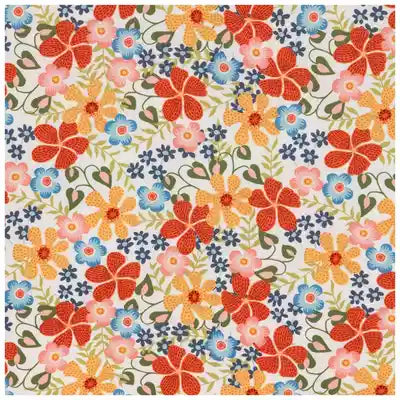 Beeswax Bread Bag - Funky Flower