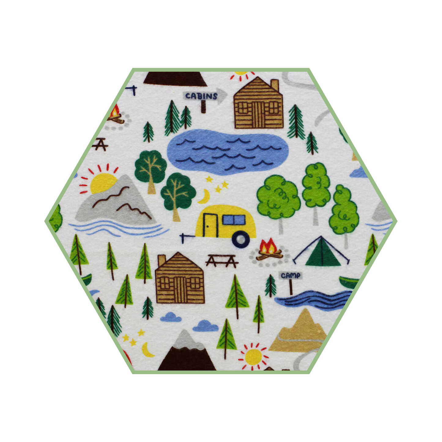 Reusable Paper Towels - Camping Fun